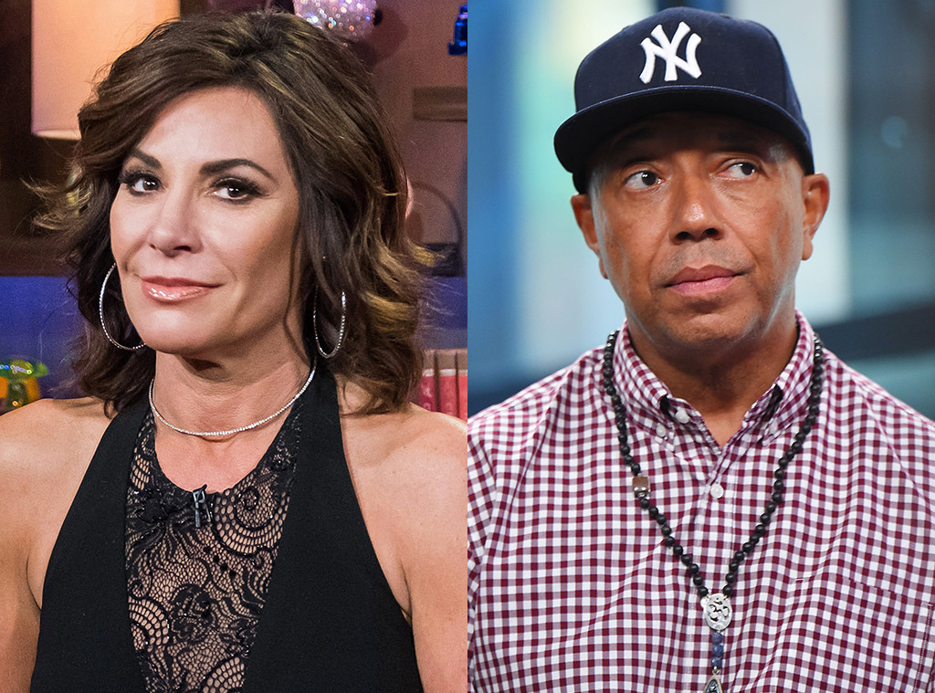 Luann De Lesseps, Russell Simmons Luann De Lesseps, Russell Simmons